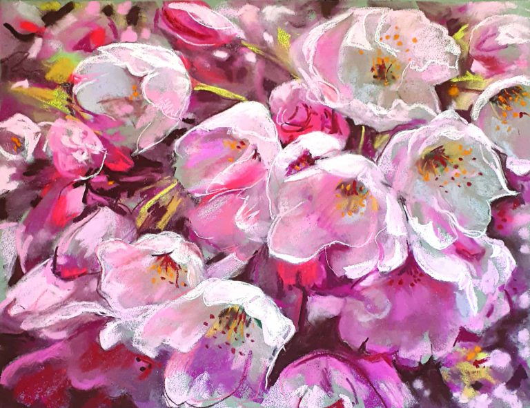 Teresa Seals Art - Cherry Blossom